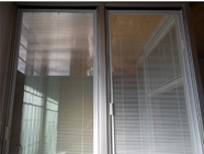 5MM 19A Venetians Door Metal Blinds Within Window Glass Minimalist Style OEM