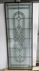Hollow Decorative Door Leaded Glass Panels Patina Grey Caming 2000MM