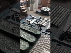 Disesuaikan putaran atas berwarna pintu interior Kaca sisipan dengan Seng Caming